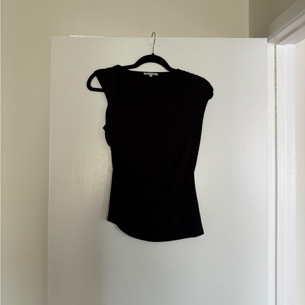 Reformation Black Fitted Tank